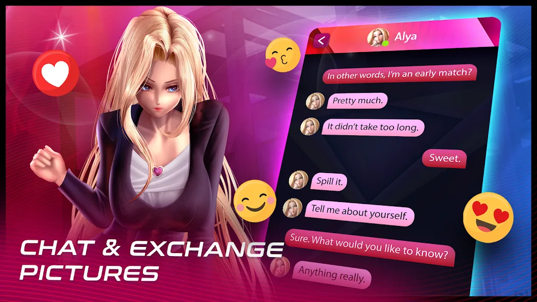 LoveNest - Anime Character Sim [MOD: безлимитная энергия и все персонажи] Screenshot 3