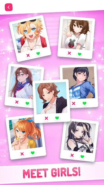 Eroblast: Waifu Dating Sim [MOD: безлимитные деньги и открыты все уровни] Screenshot 5