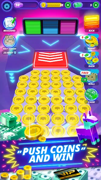 Coin Pusher - Vegas Dozer [MOD: безлимитные монеты и джекпоты] Screenshot 3