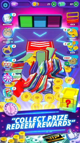 Coin Pusher - Vegas Dozer [MOD: безлимитные монеты и джекпоты] Screenshot 4