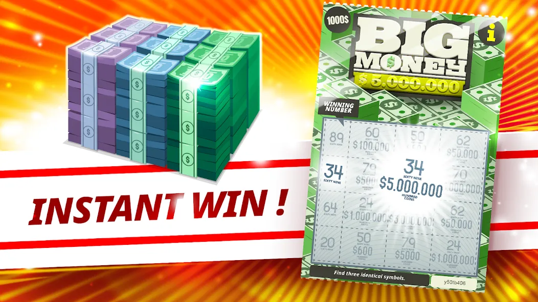 Lottery Scratchers - Winners [MOD: безлимитные билеты и крупные выигрыши] Screenshot 2