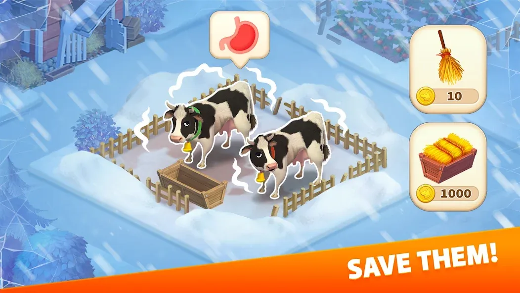 Klondike Adventures: Farm Game [MOD: безлимитные монеты и энергия] Screenshot 2