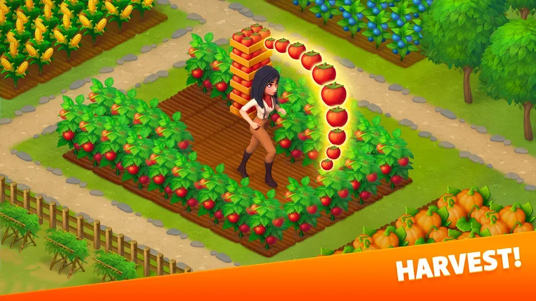 Klondike Adventures: Farm Game [MOD: безлимитные монеты и энергия] Screenshot 3