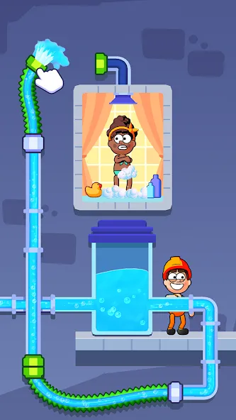 Flow Legends: Pipe Games [MOD: подсказки без ограничений и открыты уровни] Screenshot 1