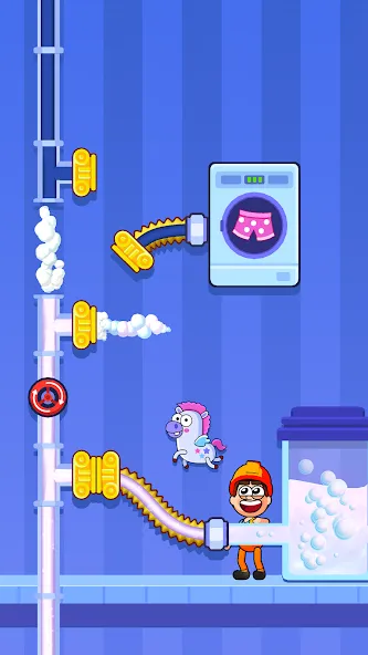 Flow Legends: Pipe Games [MOD: подсказки без ограничений и открыты уровни] Screenshot 4