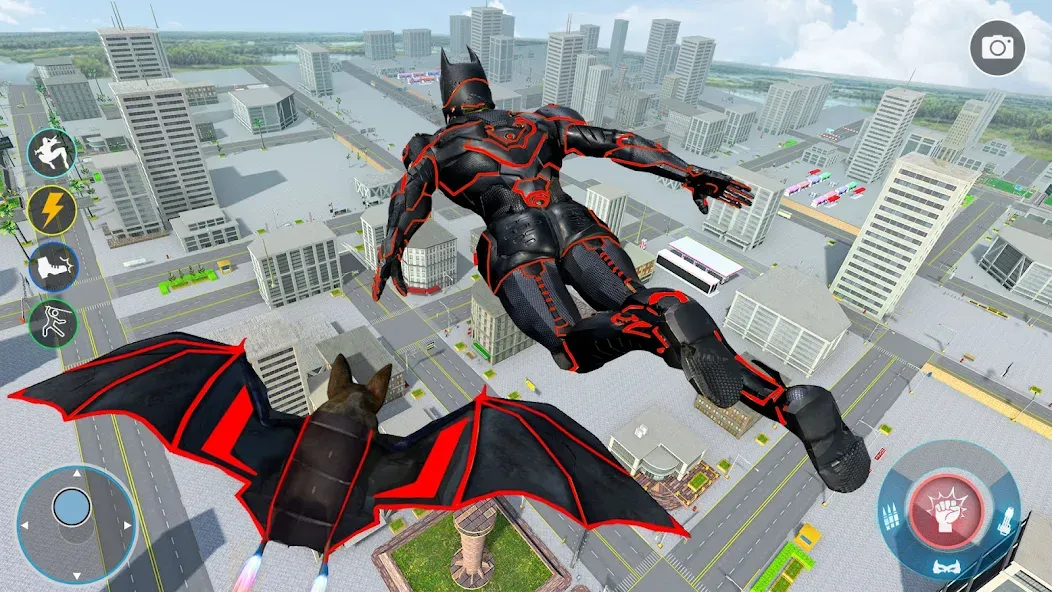 Flying Bat Robot Car Transform [MOD: безлимитные деньги и все машины открыты] Screenshot 2