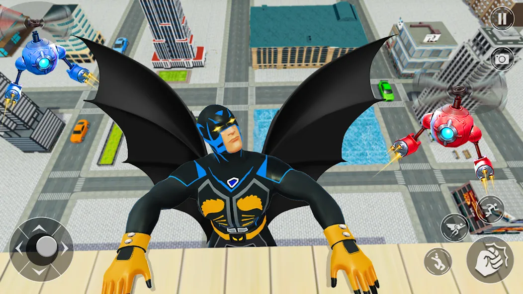 Flying Bat Robot Car Transform [MOD: безлимитные деньги и все машины открыты] Screenshot 3
