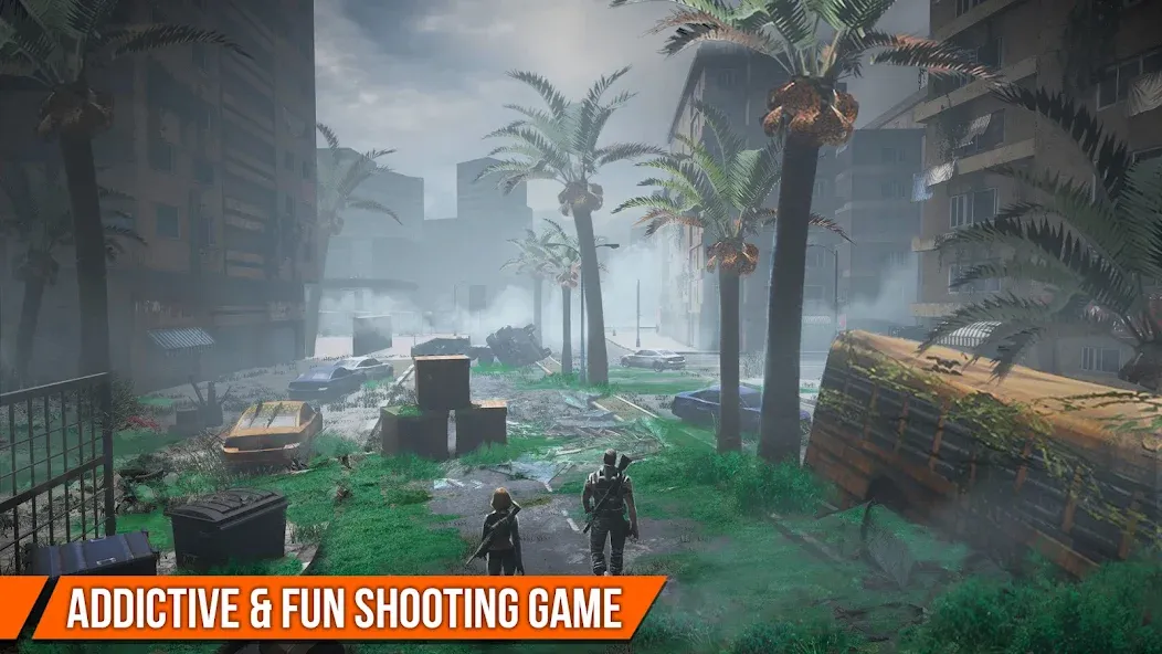 Dead Target: Zombie Games 3D [MOD: безлимитные патроны и здоровье] Screenshot 1