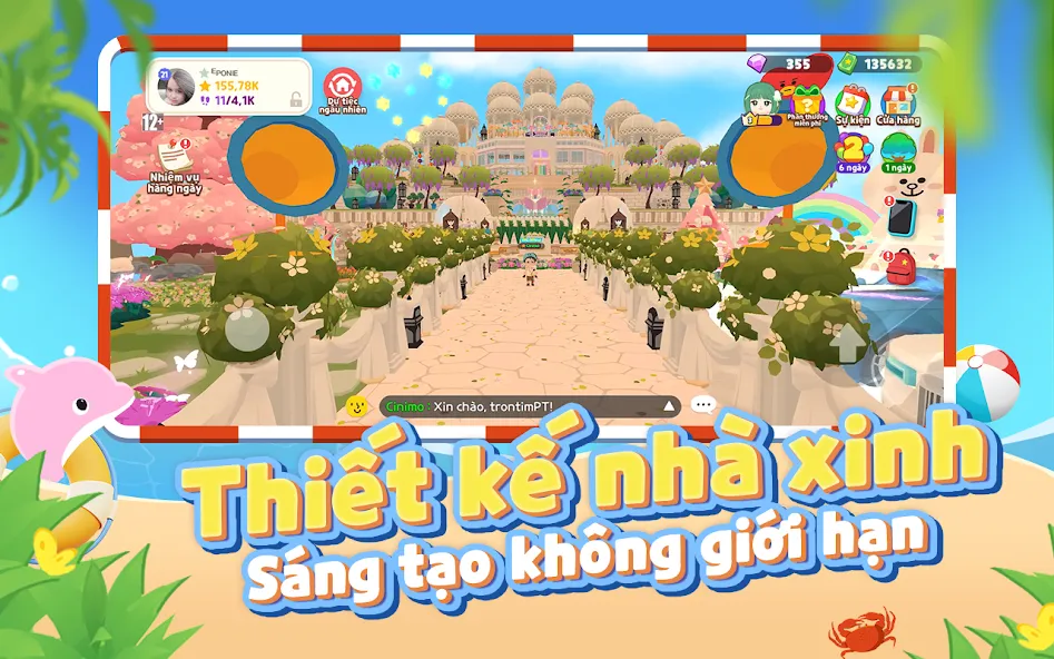 Play Together VNG [MOD: безлимитные ресурсы и открыты все предметы] Screenshot 1