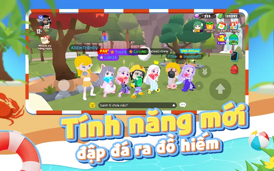 Play Together VNG [MOD: безлимитные ресурсы и открыты все предметы] Screenshot 2