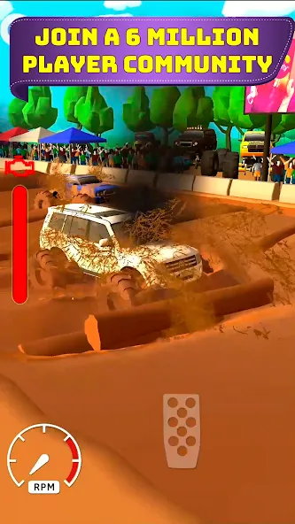 Mud Racing: 4х4 Off-Road [MOD: безлимитные деньги и топливо] Screenshot 3