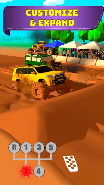 Mud Racing: 4х4 Off-Road [MOD: безлимитные деньги и топливо] Screenshot 5