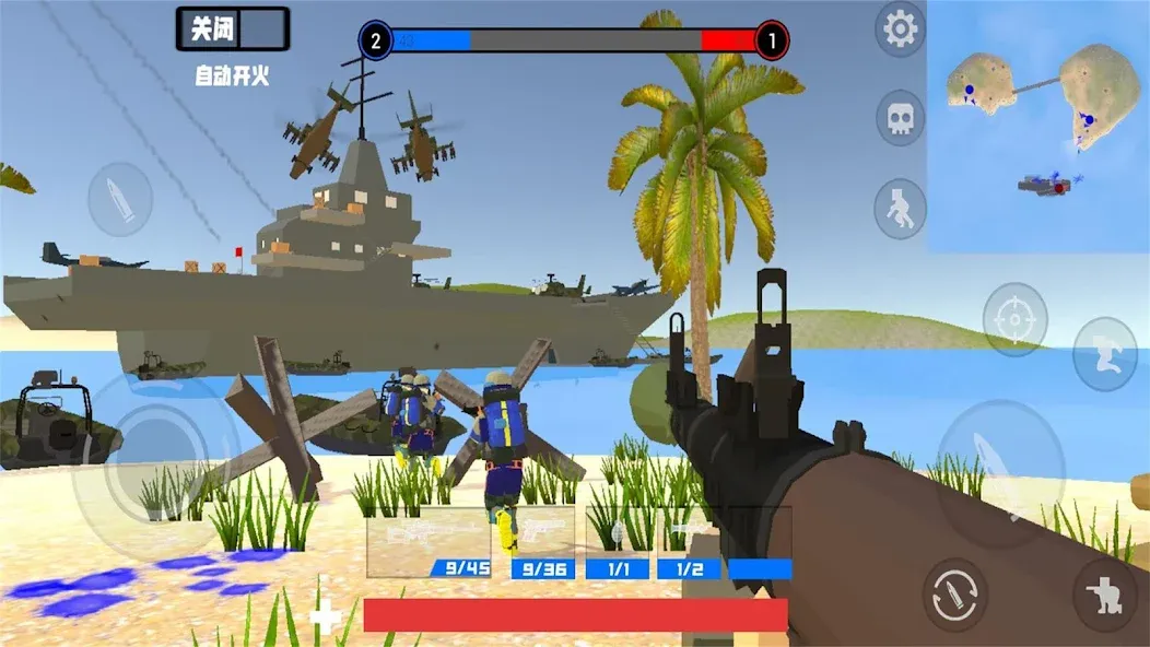 battle field simulator [MOD: безлимитные ресурсы и мощное оружие] Screenshot 2