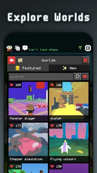 Cubzh [MOD: много ресурсов и открытые предметы] Screenshot 3