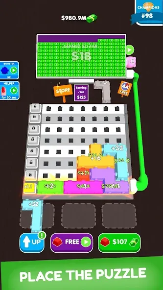 Button Fever [MOD: много денег и быстрый прогресс] Screenshot 1