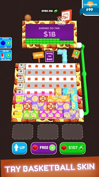 Button Fever [MOD: много денег и быстрый прогресс] Screenshot 5
