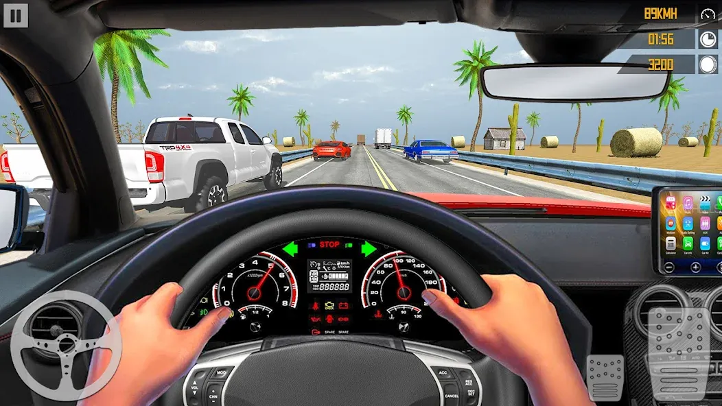 VR Traffic Racing In Car Drive [MOD: безлимитные деньги и все машины] Screenshot 2