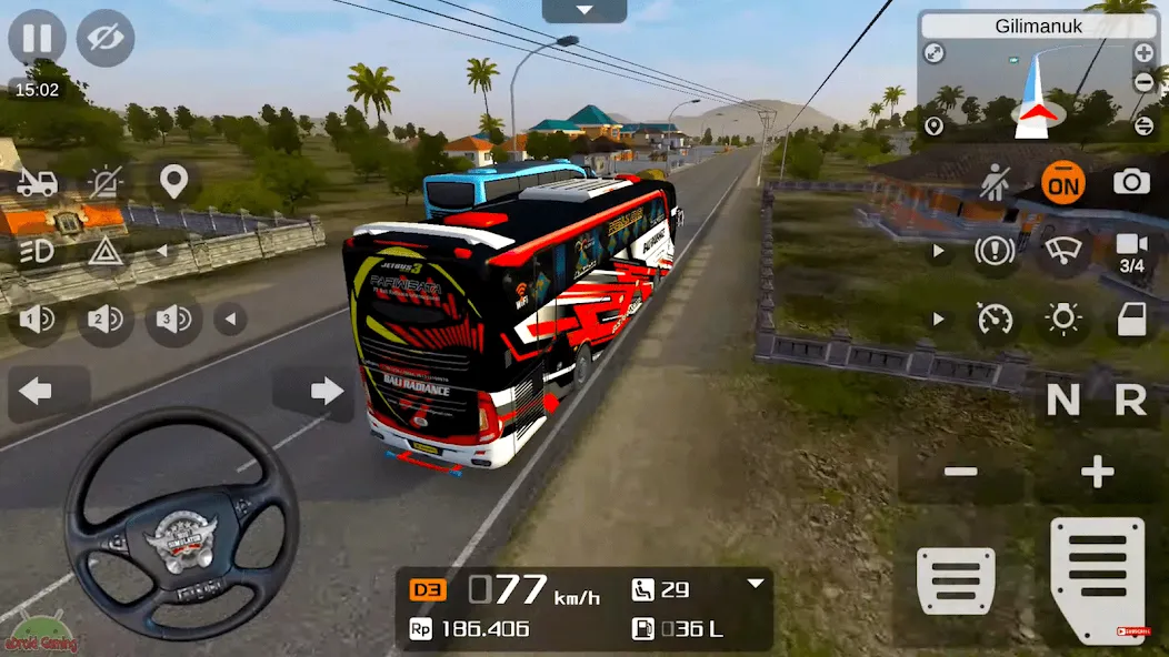 Coach Tourist Bus City Driving [MOD: безлимитные деньги и топливо] Screenshot 1