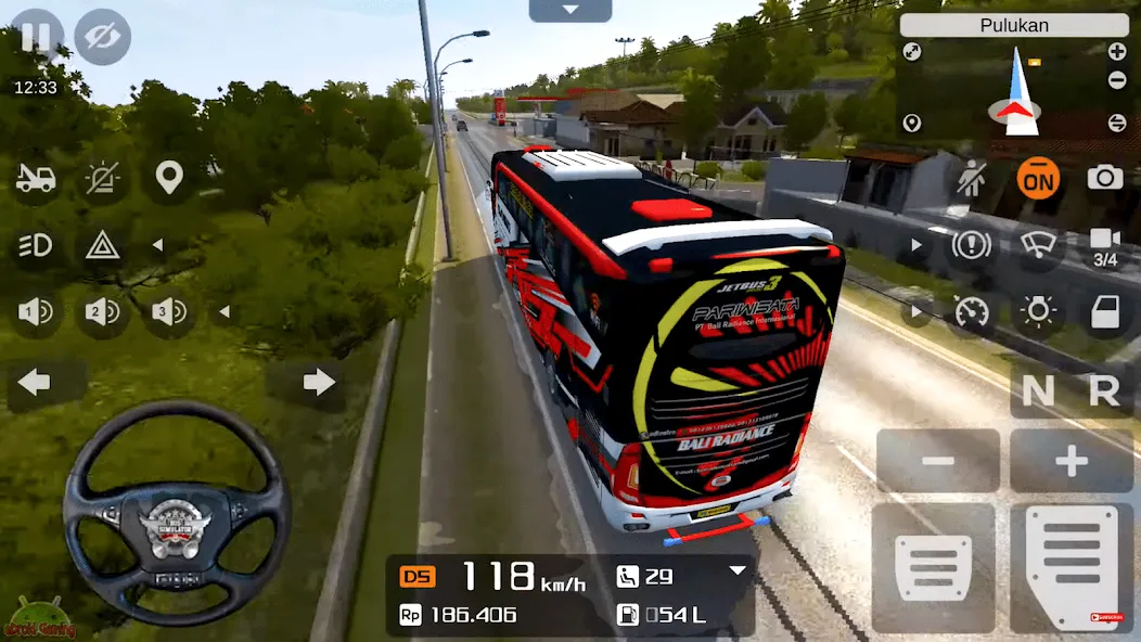Coach Tourist Bus City Driving [MOD: безлимитные деньги и топливо] Screenshot 2
