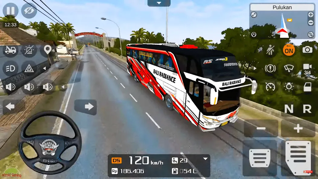 Coach Tourist Bus City Driving [MOD: безлимитные деньги и топливо] Screenshot 4