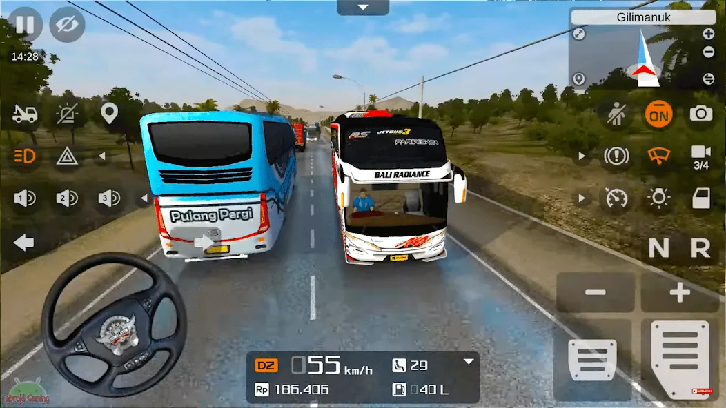 Coach Tourist Bus City Driving [MOD: безлимитные деньги и топливо] Screenshot 5