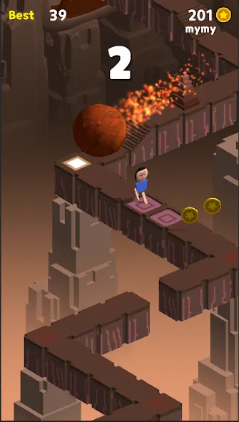 Zigzag Valley,Endless game [MOD: безлимитные монеты и жизни] Screenshot 2