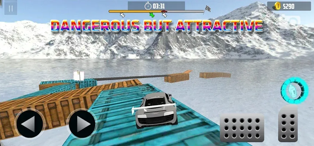 Ramp Car Stunt Challenge [MOD: безлимитные деньги и открыты все машины] Screenshot 4