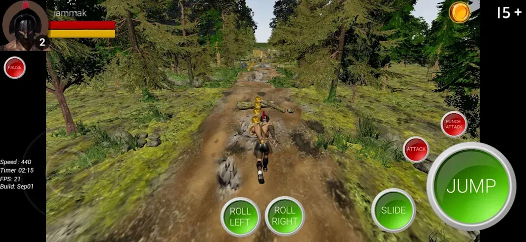 Vulcan Runner [MOD: безлимитные жизни и усиленное оружие] Screenshot 2