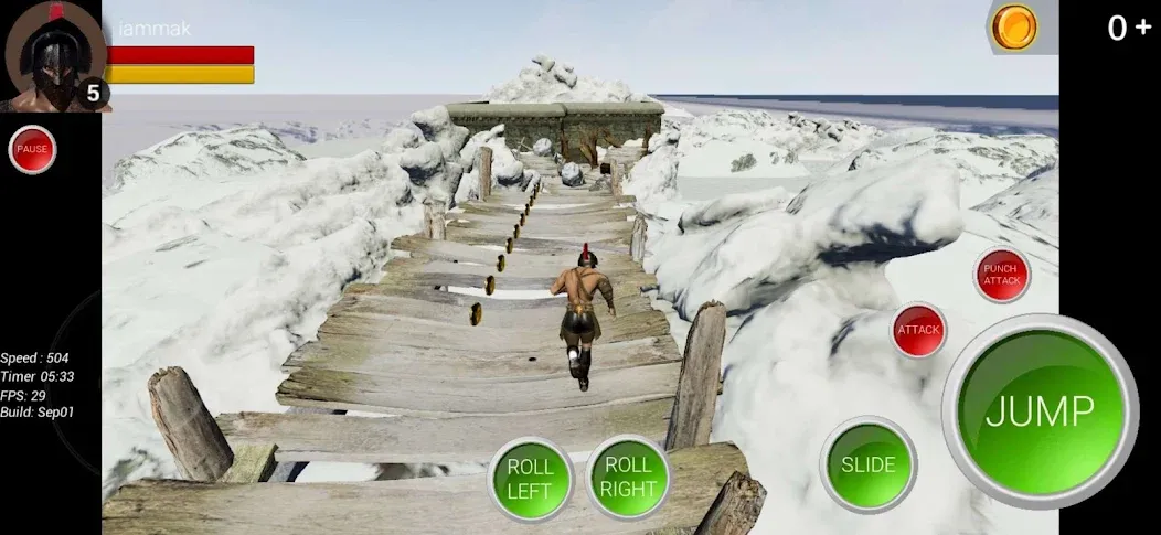 Vulcan Runner [MOD: безлимитные жизни и усиленное оружие] Screenshot 4