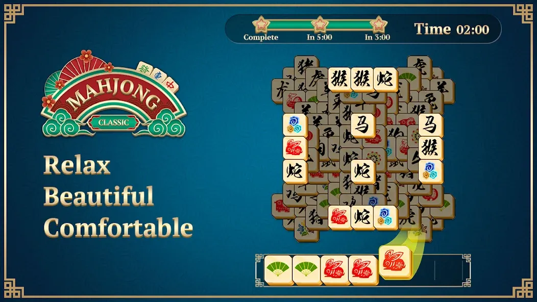 Mahjong Solitaire: 3 Tiles [MOD: безлимитные подсказки и отмены ходов] Screenshot 5