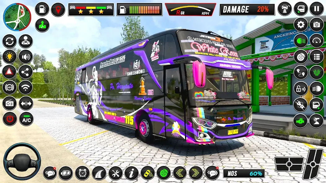 Euro Bus Simulator - Bus Games [MOD: безлимитные деньги и топливо] Screenshot 1