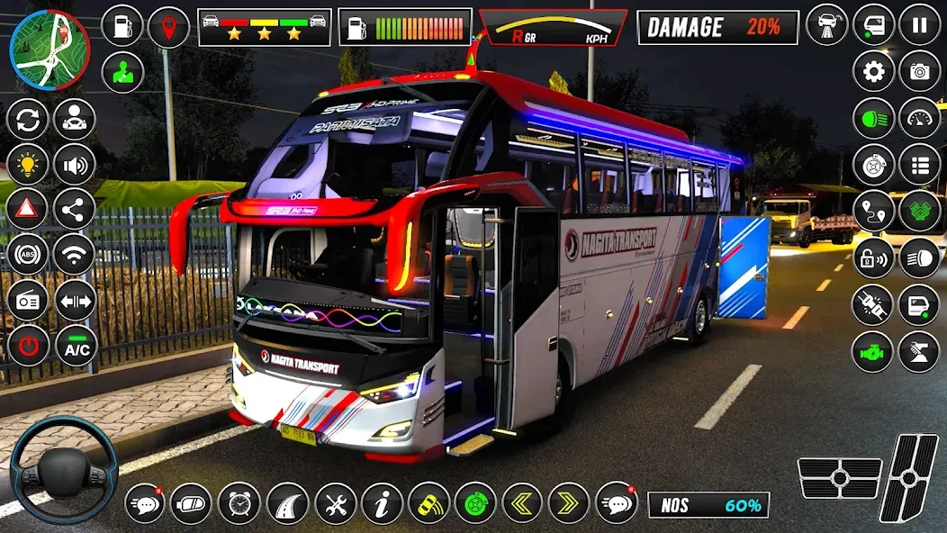 Euro Bus Simulator - Bus Games [MOD: безлимитные деньги и топливо] Screenshot 2