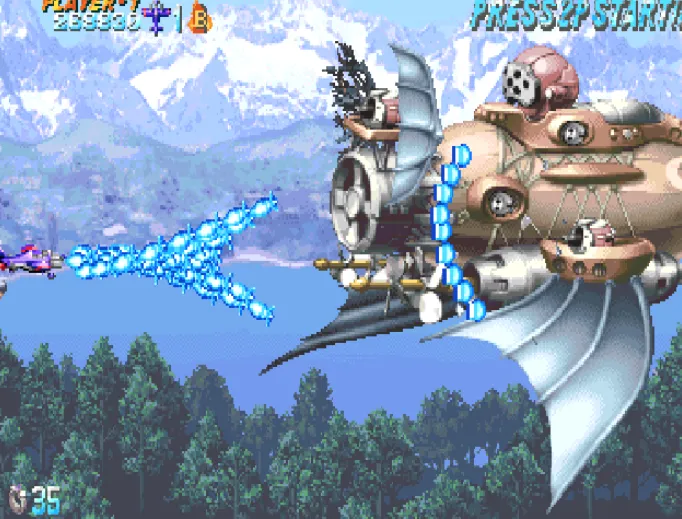 Progear- Airplane Shooter [MOD: безлимитные патроны и усиленная броня] Screenshot 1