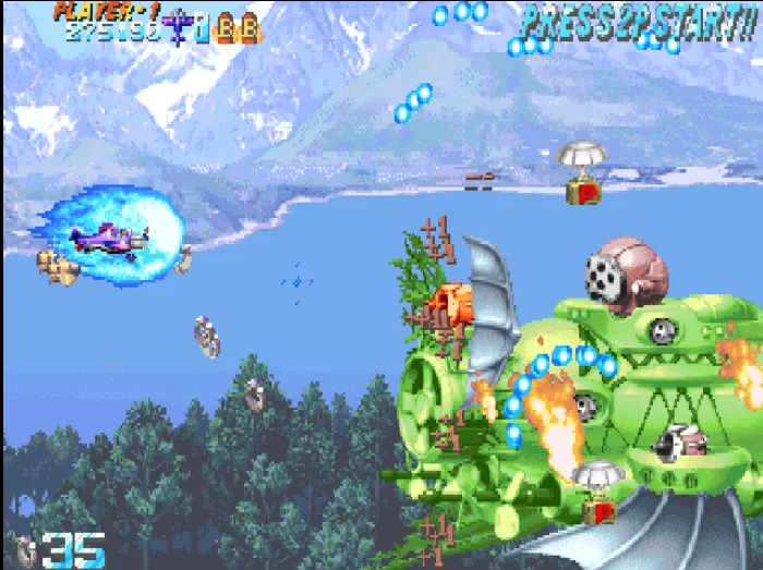 Progear- Airplane Shooter [MOD: безлимитные патроны и усиленная броня] Screenshot 2