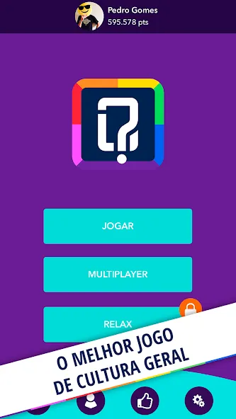 Quizit - Trivia Português [MOD: безлимитные подсказки и жизни] Screenshot 1