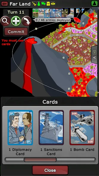 Warzone - turn based strategy [MOD: безлимитные ресурсы и мощная армия] Screenshot 4