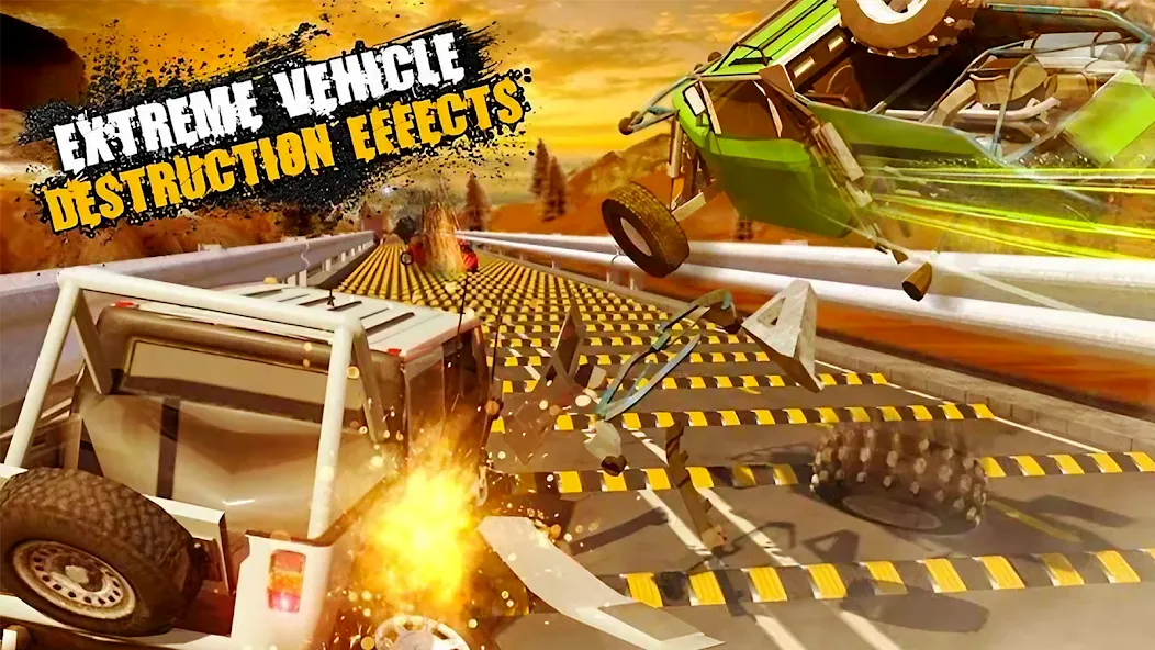 Car Crash Speed Bump Car Games [MOD: безлимитные деньги и все машины открыты] Screenshot 2