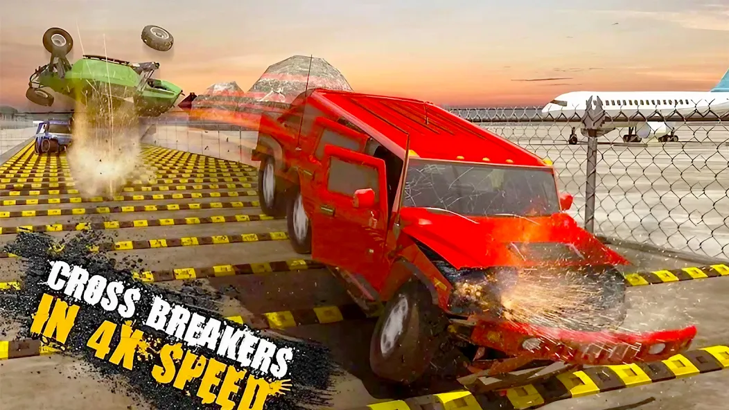 Car Crash Speed Bump Car Games [MOD: безлимитные деньги и все машины открыты] Screenshot 3