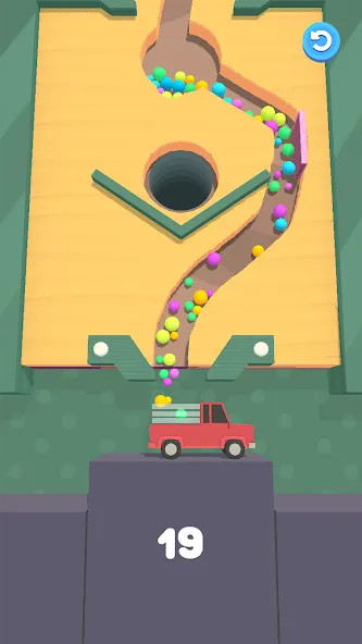 Sand Balls - Puzzle Game [MOD: безлимитные деньги и подсказки] Screenshot 1