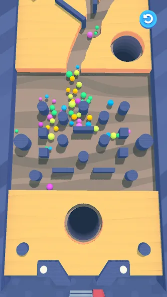 Sand Balls - Puzzle Game [MOD: безлимитные деньги и подсказки] Screenshot 2