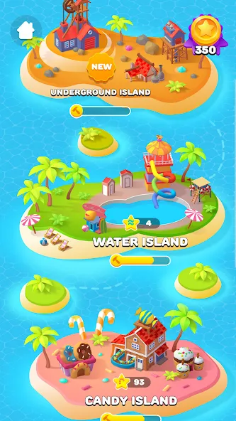 Sand Balls - Puzzle Game [MOD: безлимитные деньги и подсказки] Screenshot 5
