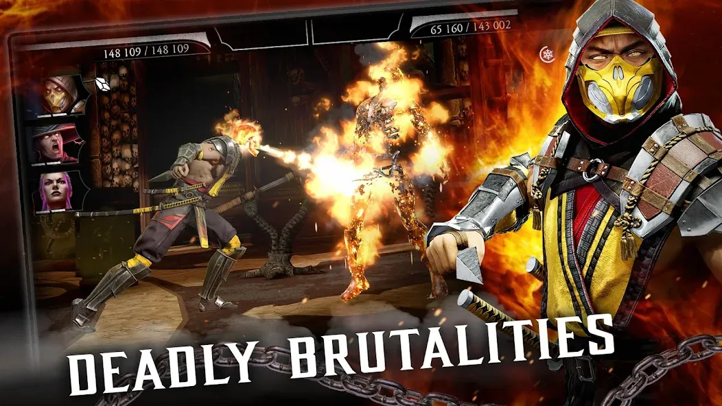 Mortal Kombat [MOD: безлимитные монеты и усиленные бойцы] Screenshot 1