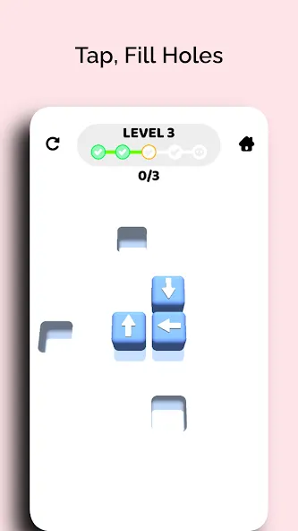 Fill Holes 3D [MOD: без рекламы и много денег] Screenshot 3