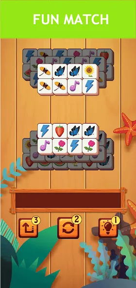 Tile Match Pro [MOD: без рекламы и все уровни открыты] Screenshot 1