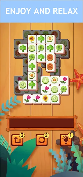 Tile Match Pro [MOD: без рекламы и все уровни открыты] Screenshot 2