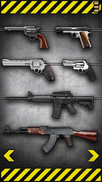 Fire Weapons Simulator [MOD: много оружия и безлимитные патроны] Screenshot 1