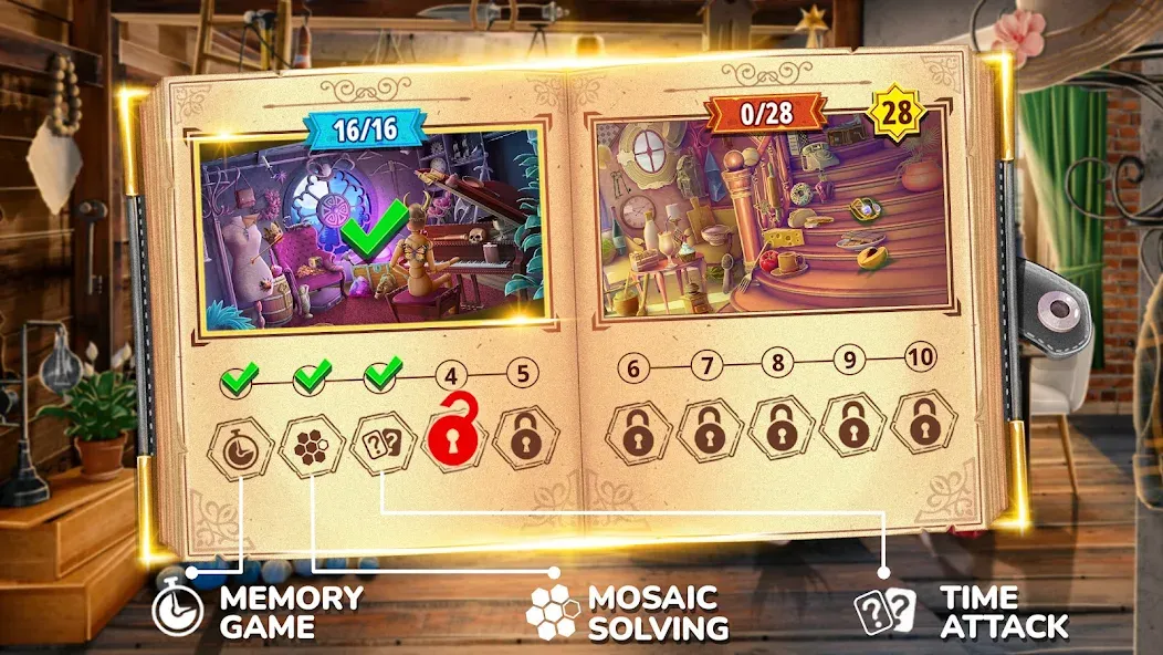 Books of Wonder Hidden Objects [MOD: все предметы легко найти] Screenshot 2