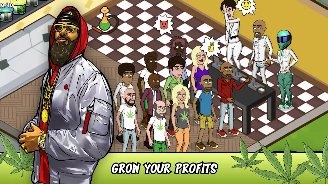 Weed City - Hemp Farm Tycoon [MOD: безлимитные деньги и ресурсы] Screenshot 2
