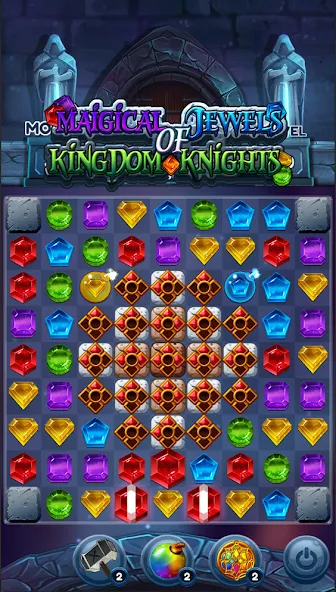 Jewels of Kingdom Knights [MOD: безлимитные монеты и жизни] Screenshot 4