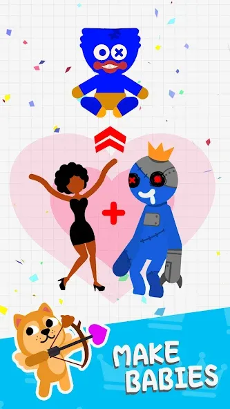 Love Archer rainbow monster [MOD: безлимитные стрелы и открытые уровни] Screenshot 4